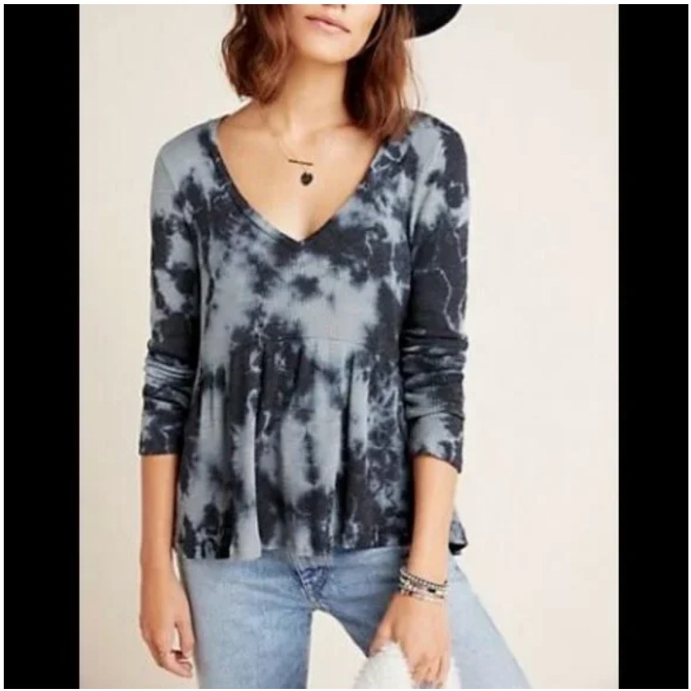 Anthropology Babydoll Top